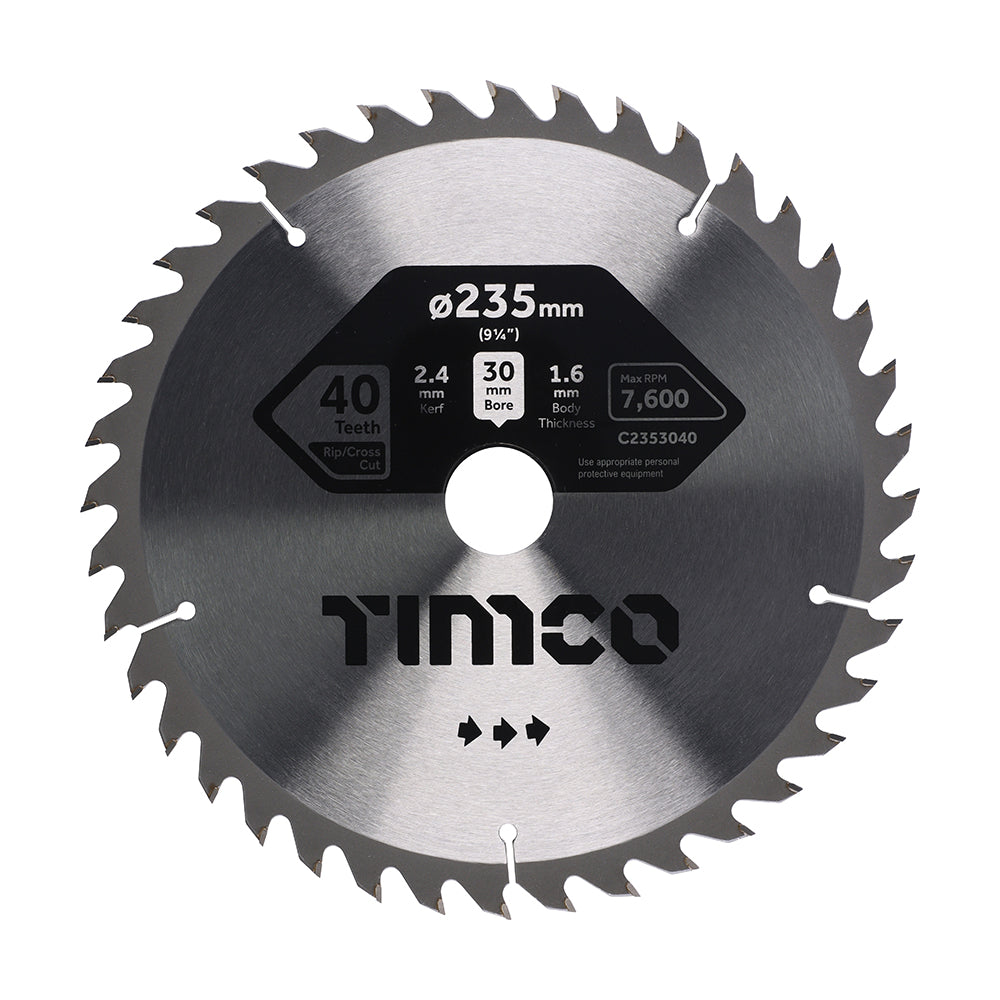 Timco General Purpose TCT Timber Circular Saw Blade