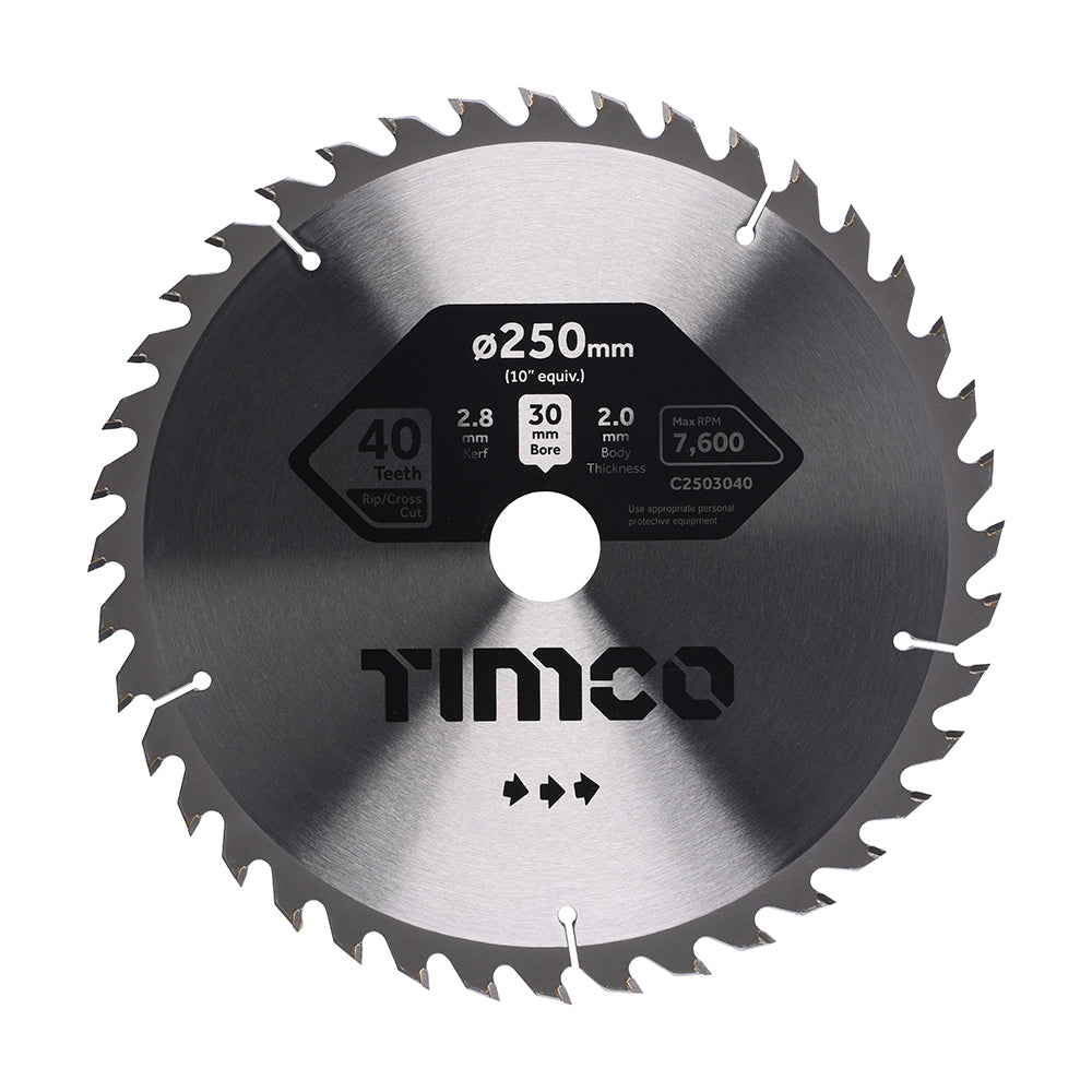 Timco Multi-Material TCT Circular Saw Blade - Fine to Medium