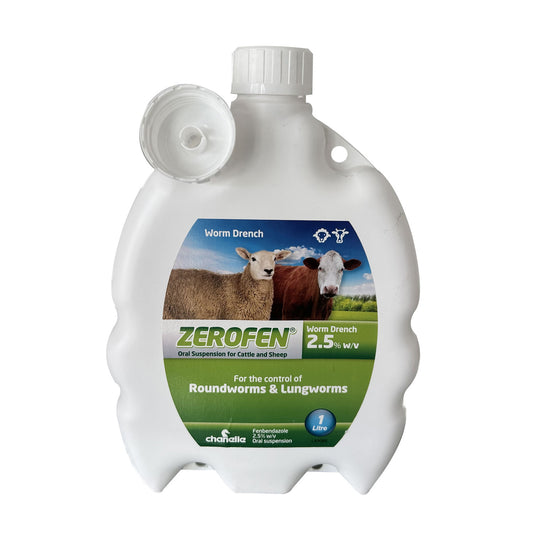 Zerofen Worm Drench 2.5% Oral Suspension
