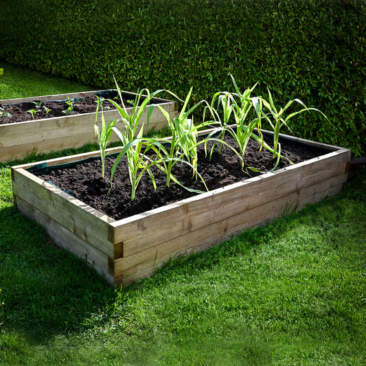 Forest Garden Caledonian Rectangular Raised Bed 90 x 180cm