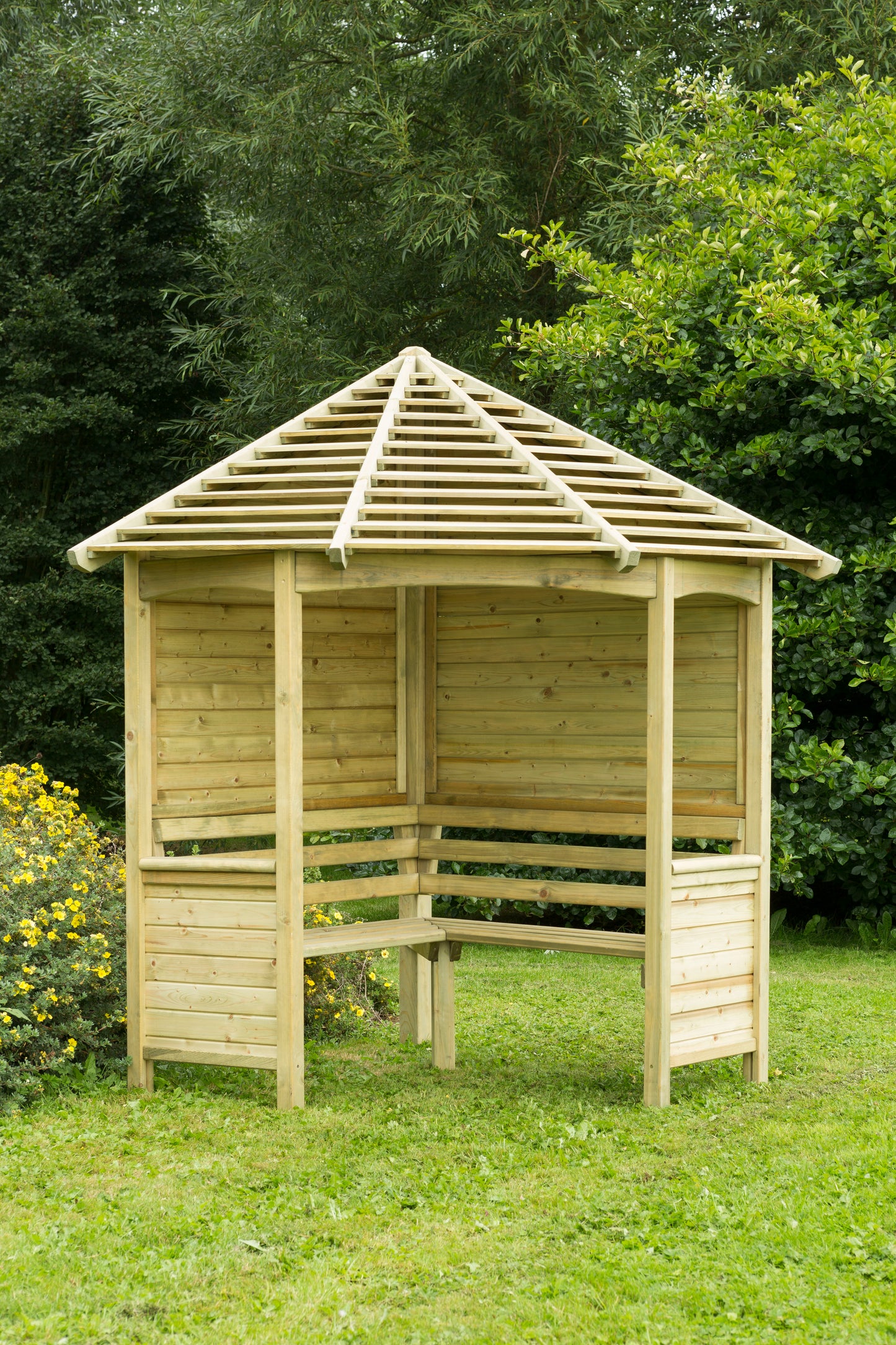 Forest Garden Venetian Corner Arbour