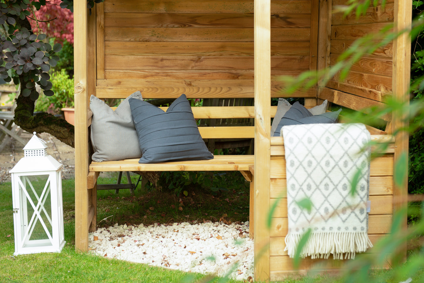 Forest Garden Venetian Corner Arbour