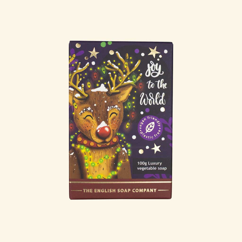 English Soap Company Christmas Reindeer Mini Soap