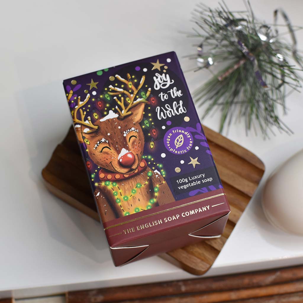 English Soap Company Christmas Reindeer Mini Soap