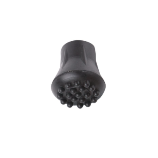 Charles Buyers durable black replacement rubber ferrule walking stick tip with non-slip base tread