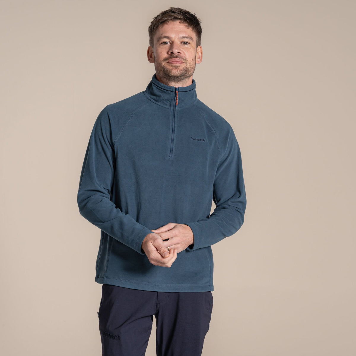 Craghoppers Men's Corey VI Half Zip Fleece in recycled microfleece