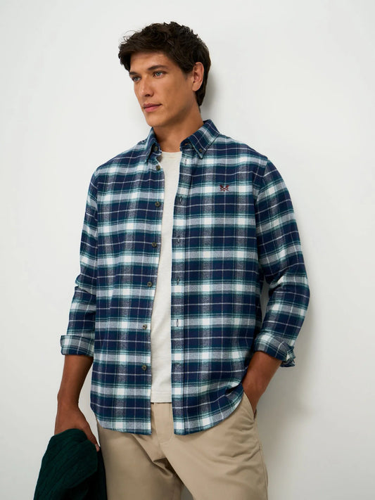 Crew Clothing Flannel Check Classic Fit Shirt