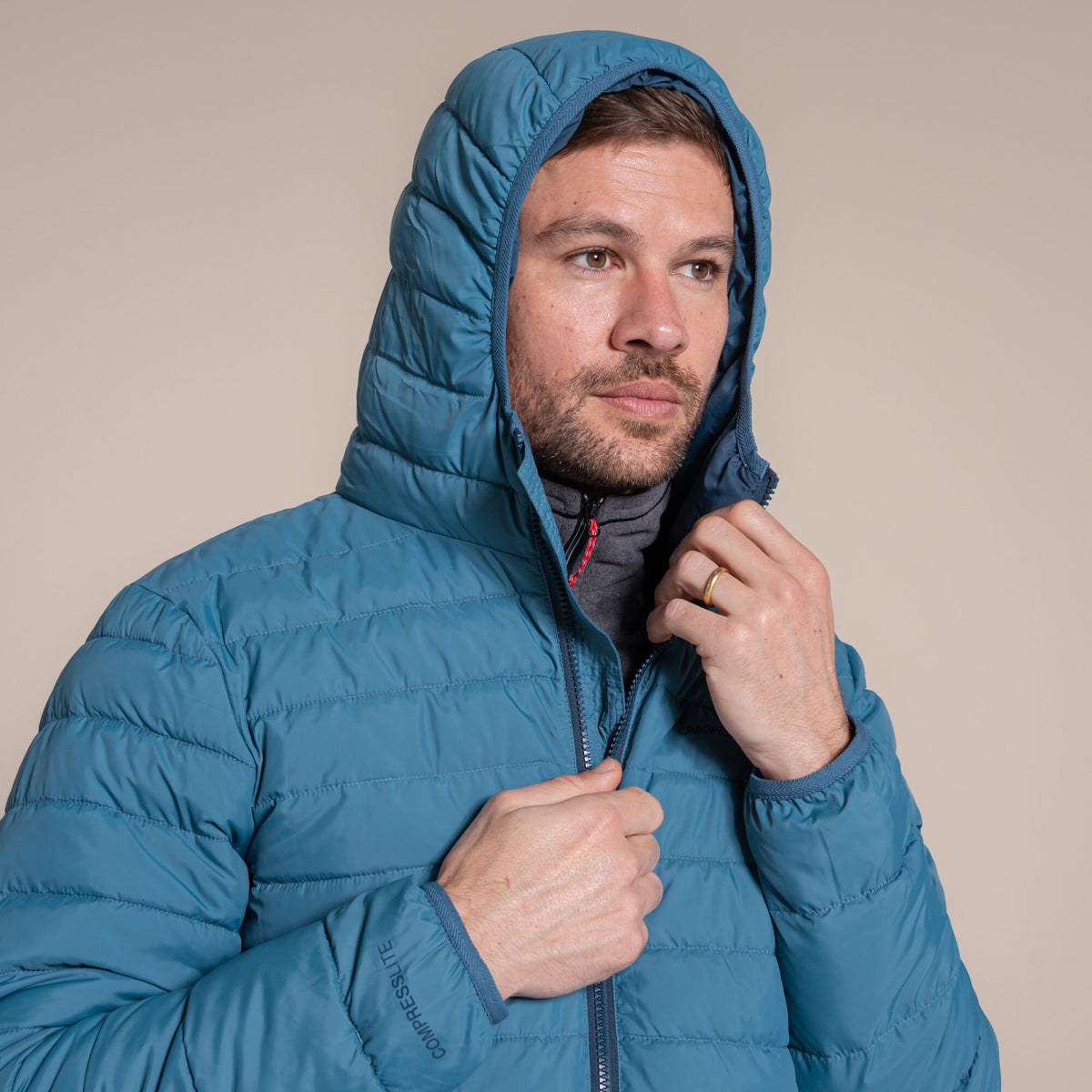 Craghoppers Men's Compresslite IX Hooded Insulating Jacket