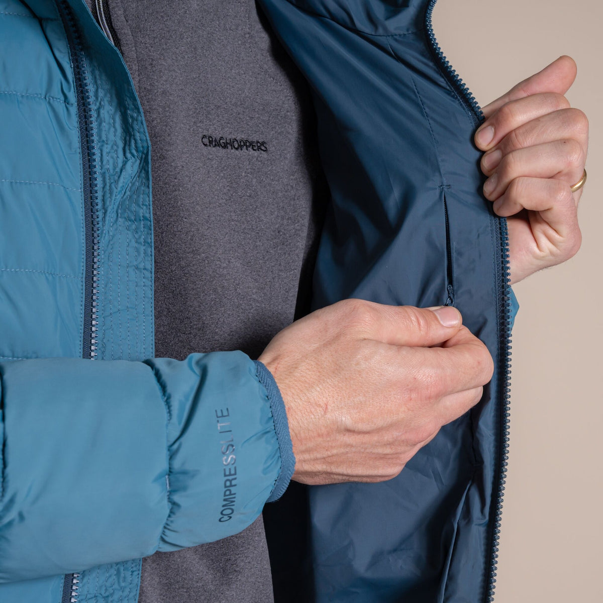 Craghoppers Men's Compresslite IX Hooded Insulating Jacket