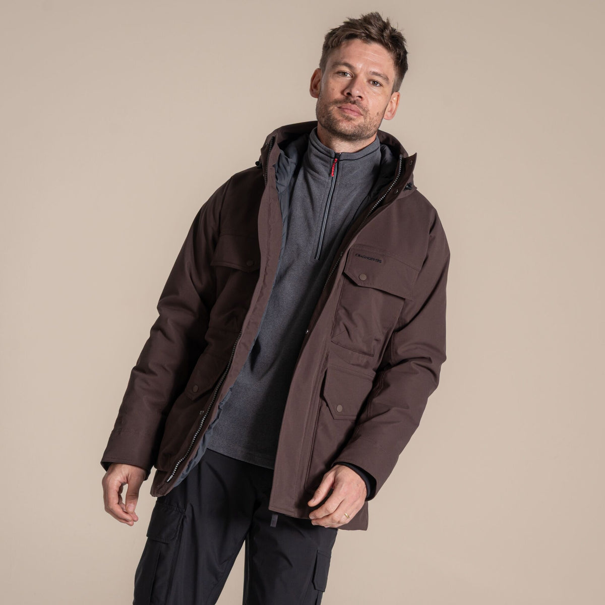 Craghoppers Men's National Trust Hamps II Waterproof Insulated Jacket
