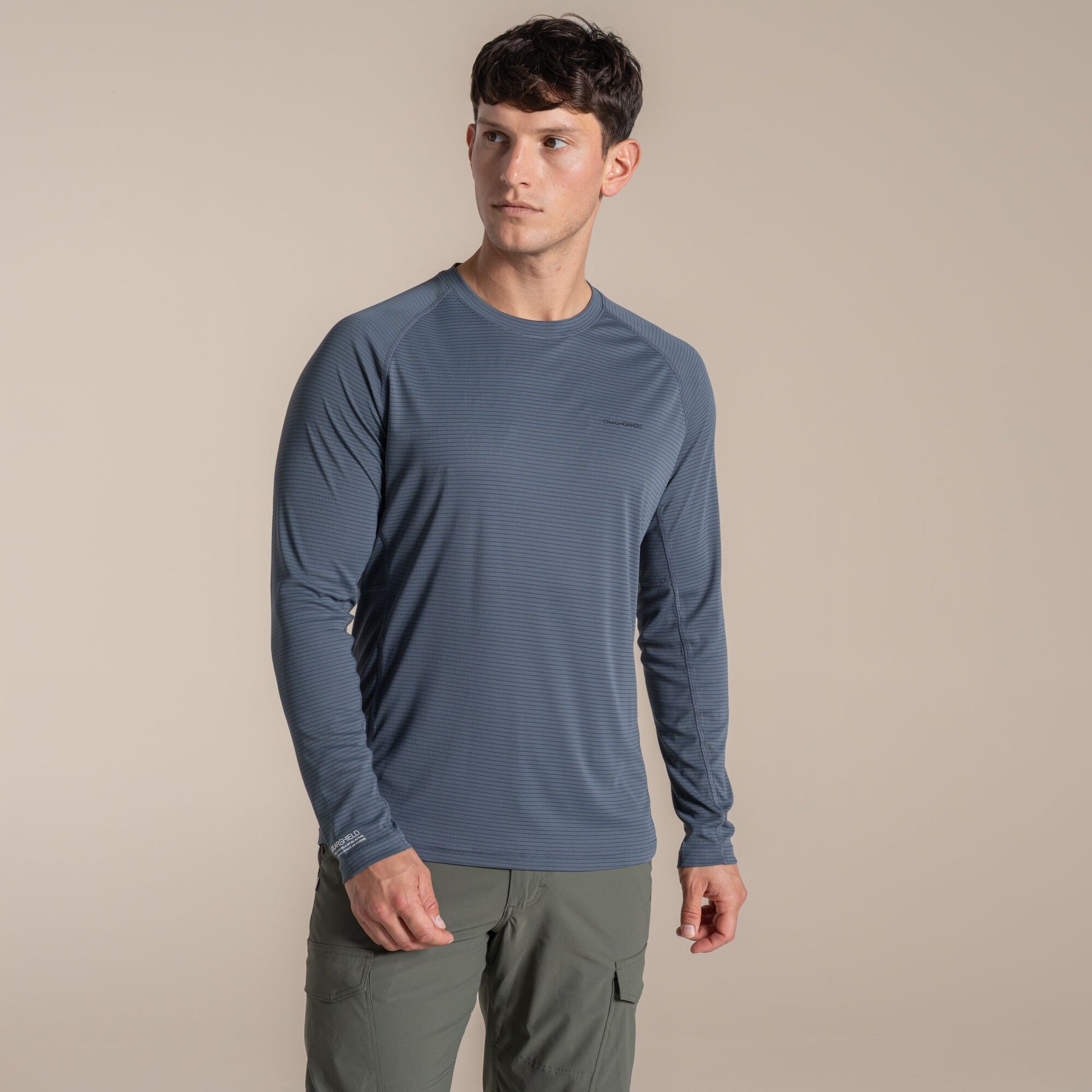 Craghoppers Men's NosiLife SolarShield+ Long Sleeved T-Shirt