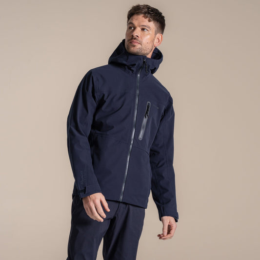 Craghoppers Men's Ari Waterproof Jacket in stretch ripstop fabric