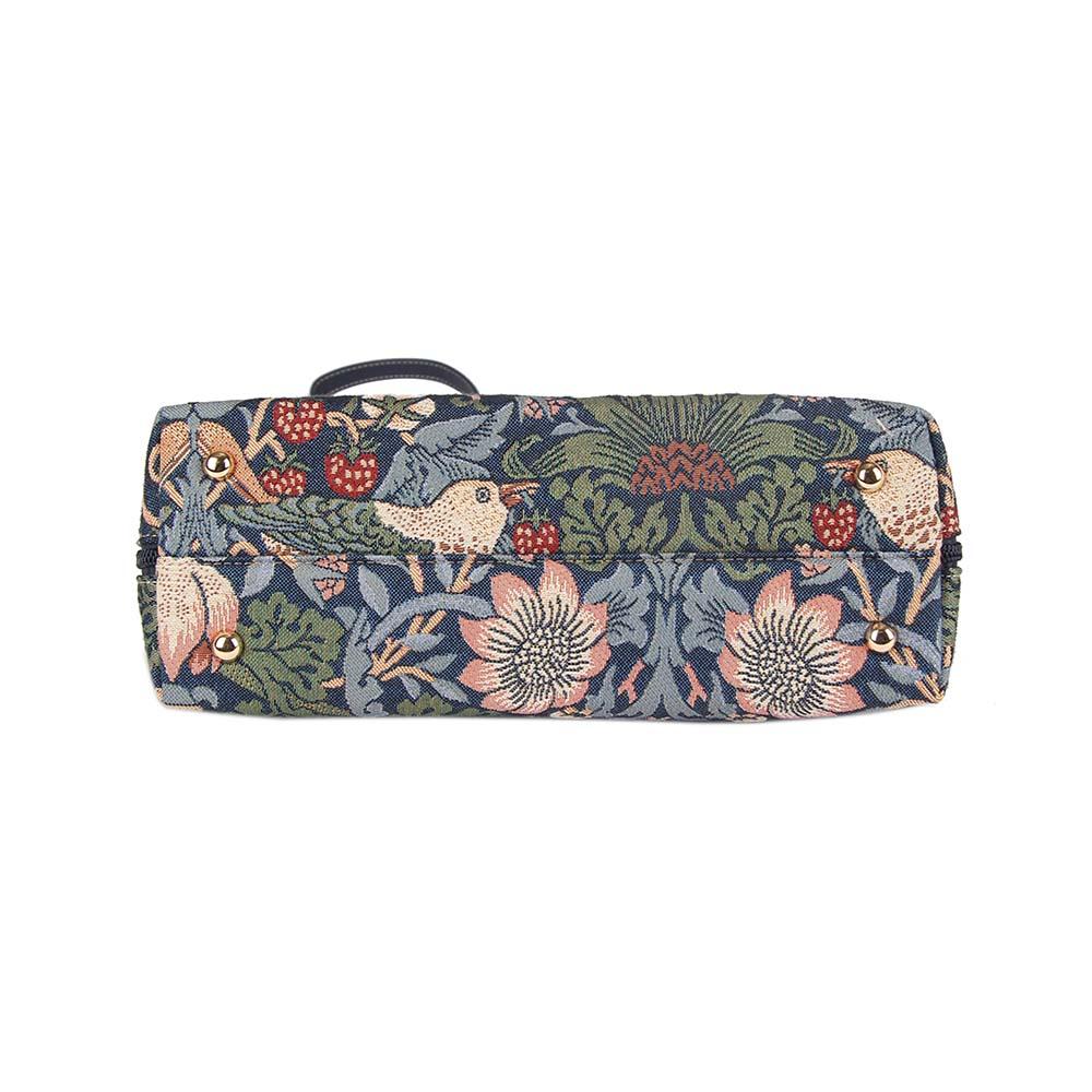 Signare William Morris Strawberry Thief Blue Convertible Bag
