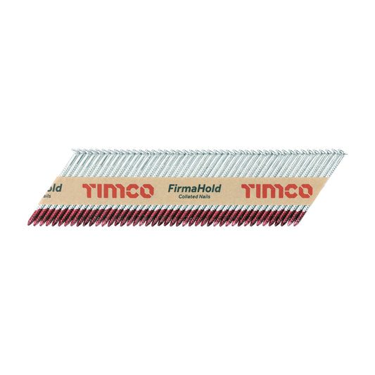 Timco FirmaHold Collated Clipped Head Nails Ring Shank and FirmaGalv+ 2.8 x 50
