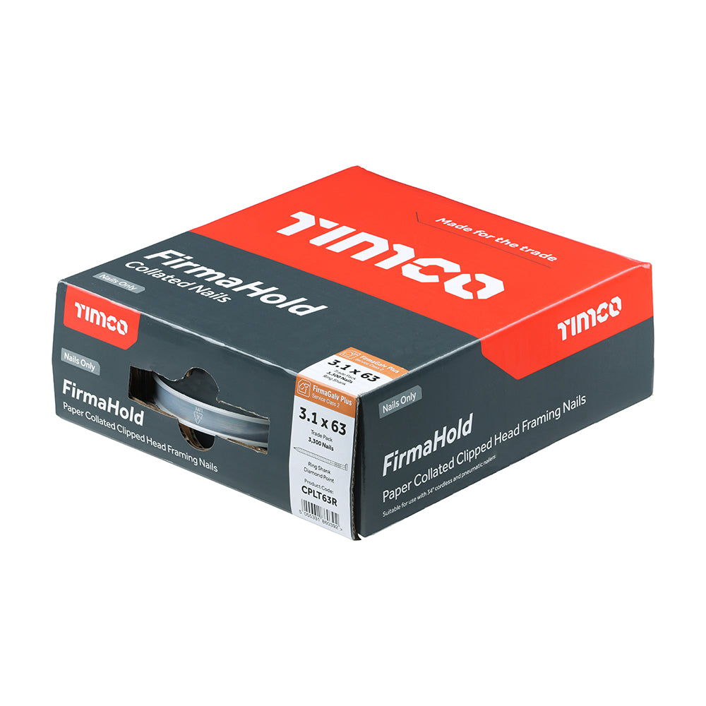 Timco FirmaHold Collated Clipped Head Framing Nails - FirmaGalv+