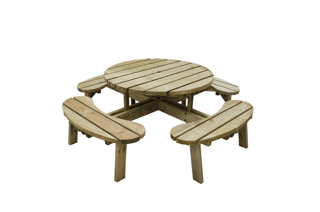Forest Garden Circular Picnic Table