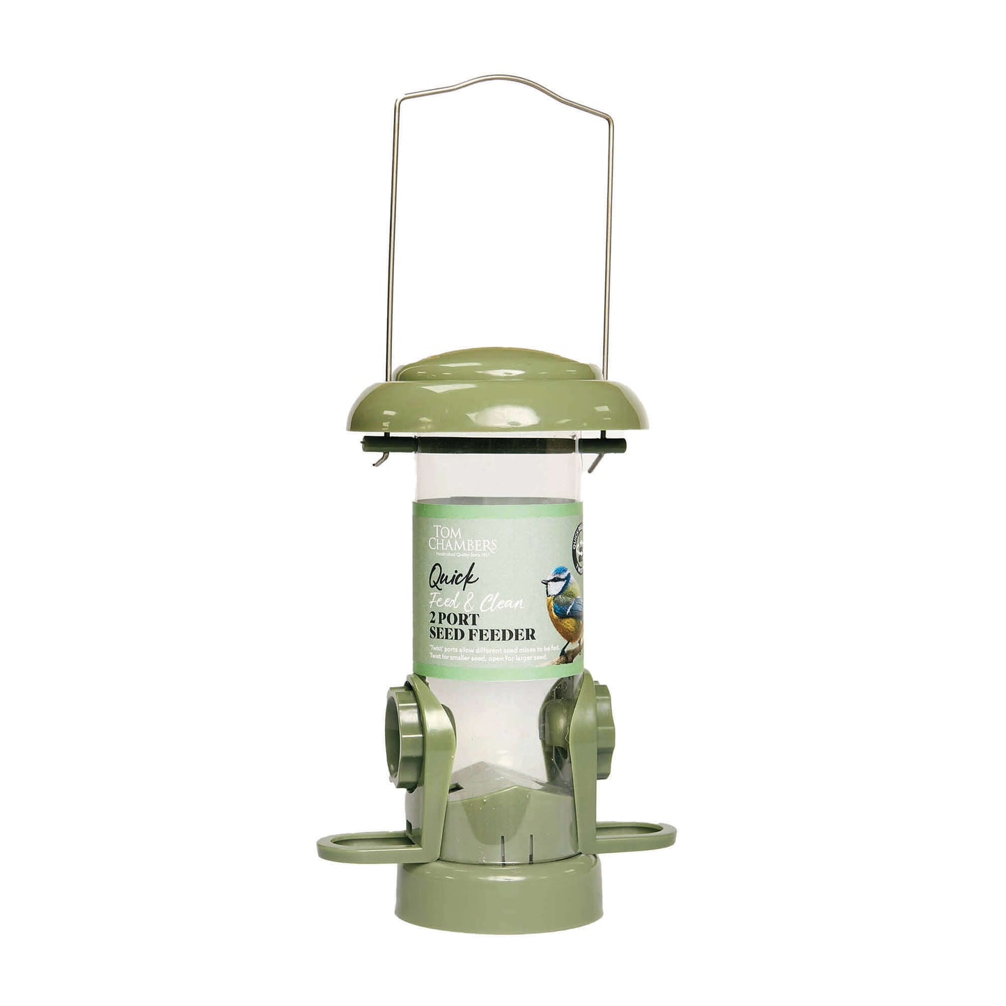 Tom Chambers Quick Feed & Clean Seed Feeder - 2 Port