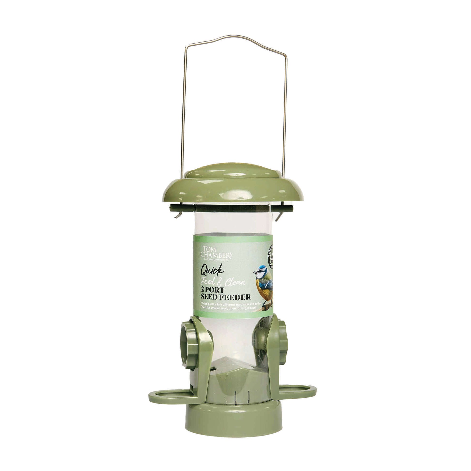 Tom Chambers Quick Feed & Clean Seed Feeder - 2 Port