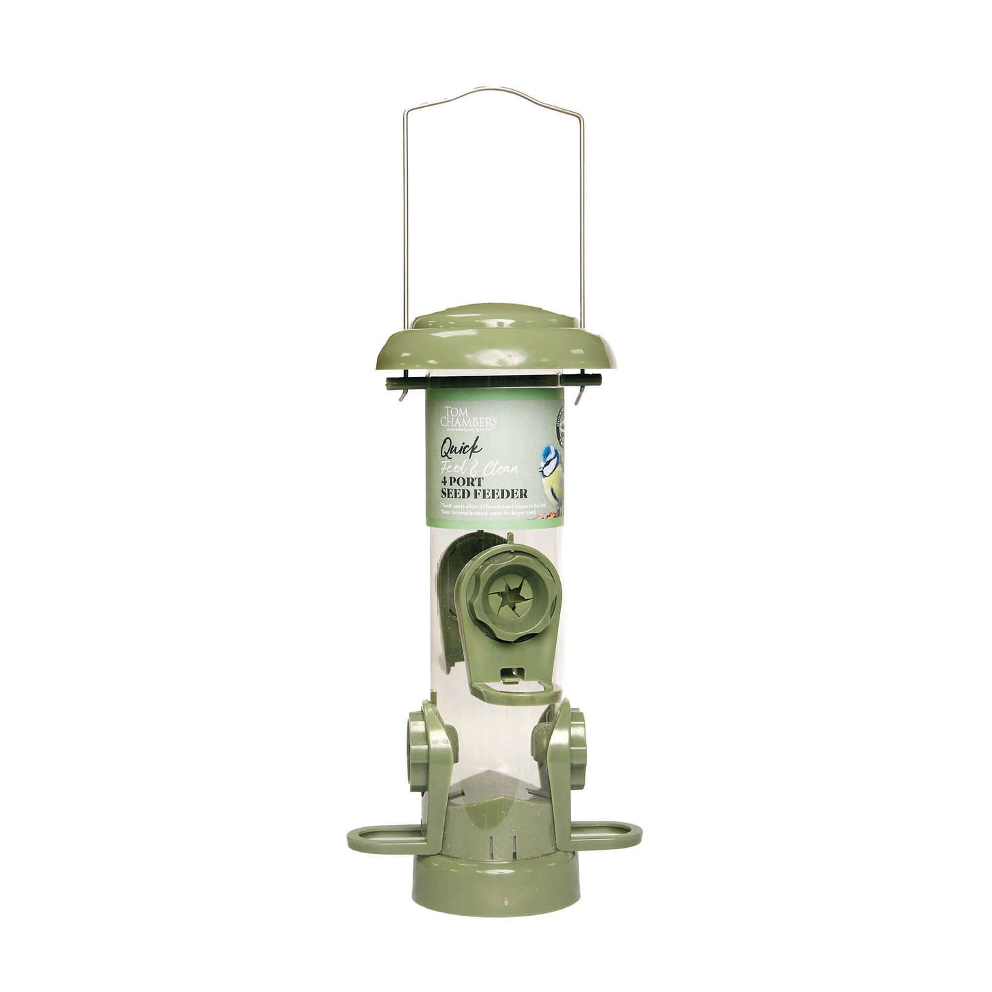 Tom Chambers Quick Feed & Clean Seed Feeder - 4 Port