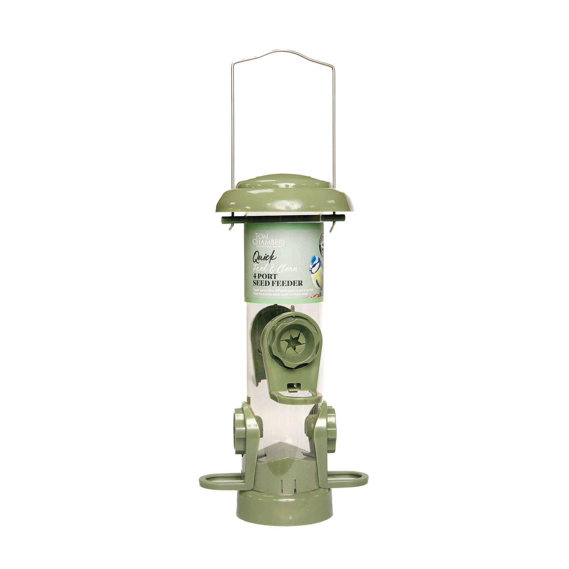 Tom Chambers Quick Feed & Clean Seed Feeder - 4 Port