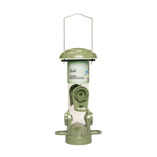 Tom Chambers Quick Feed & Clean Seed Feeder - 4 Port