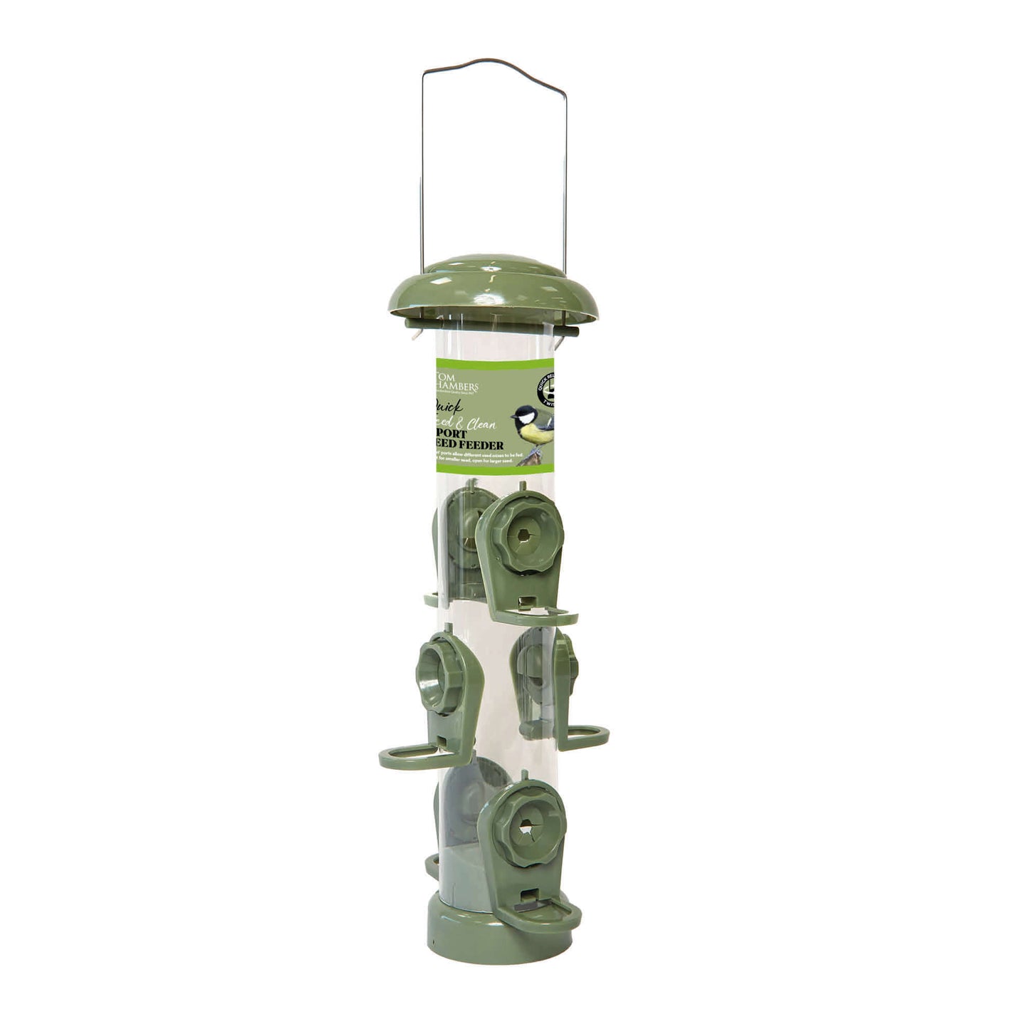 Tom Chambers Quick Feed & Clean Seed Feeder - 6 Port