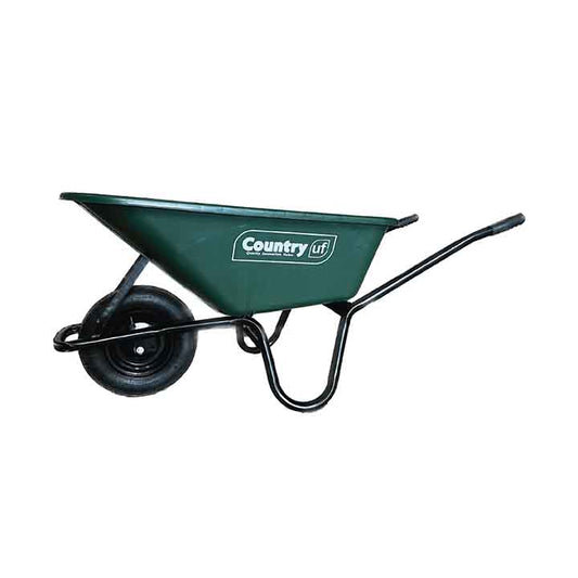 Country UF Poly Wheelbarrow Green 100L