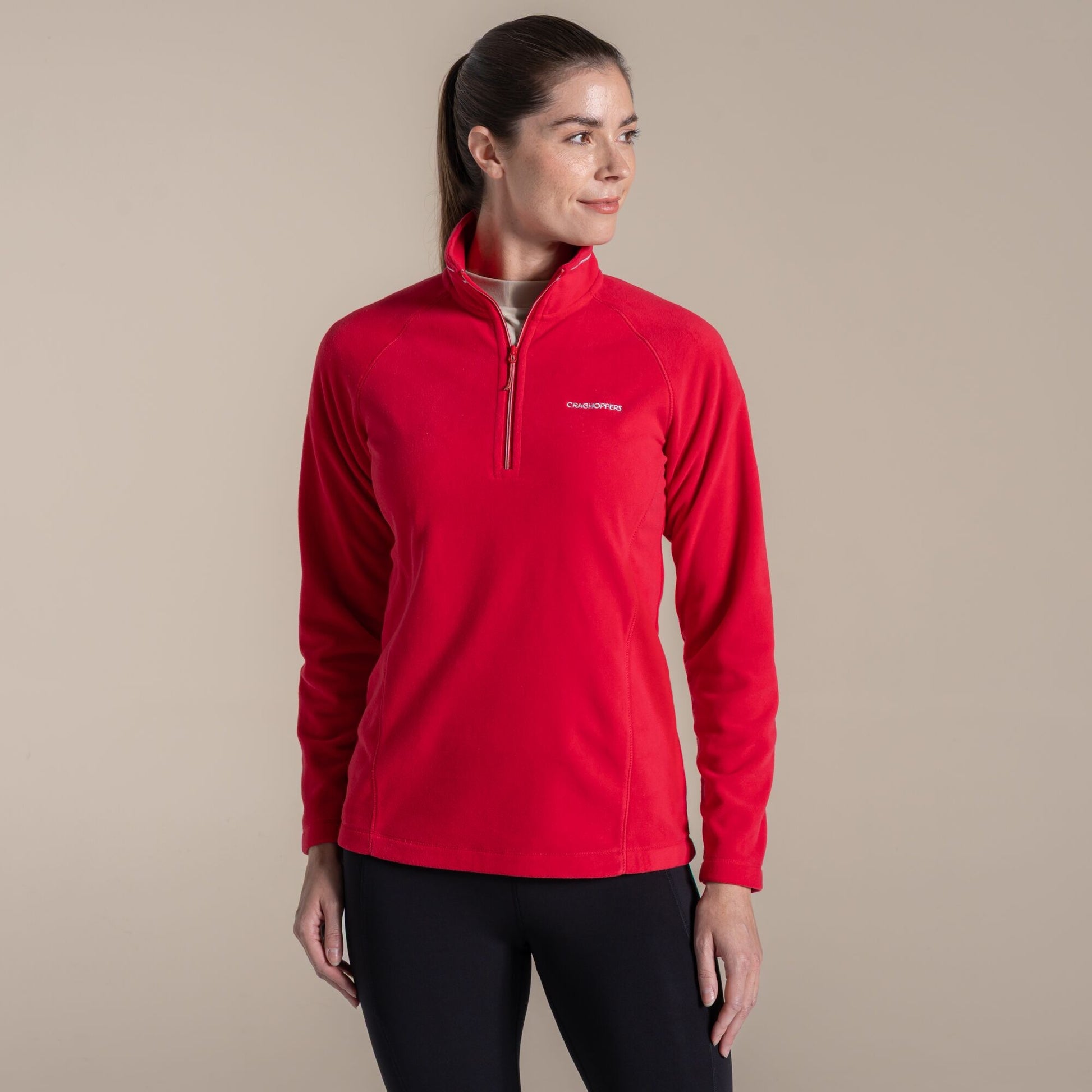 Craghoppers Miska Half Zip Fleece Pullover in Amarylis