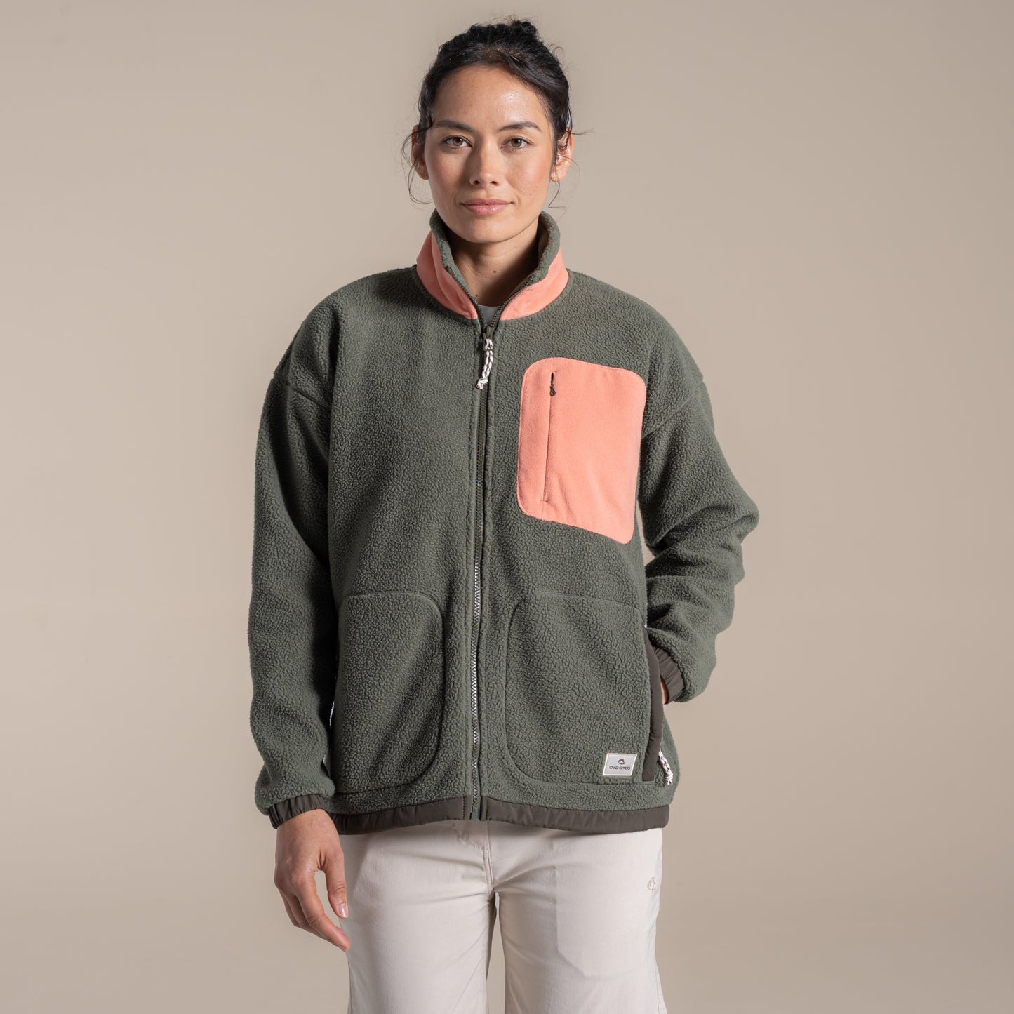 Craghoppers Sanaa Fleece Jacket in Dark Sage