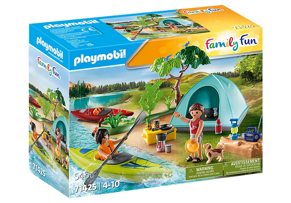 Playmobil Family Fun Camping with Campfire 71425