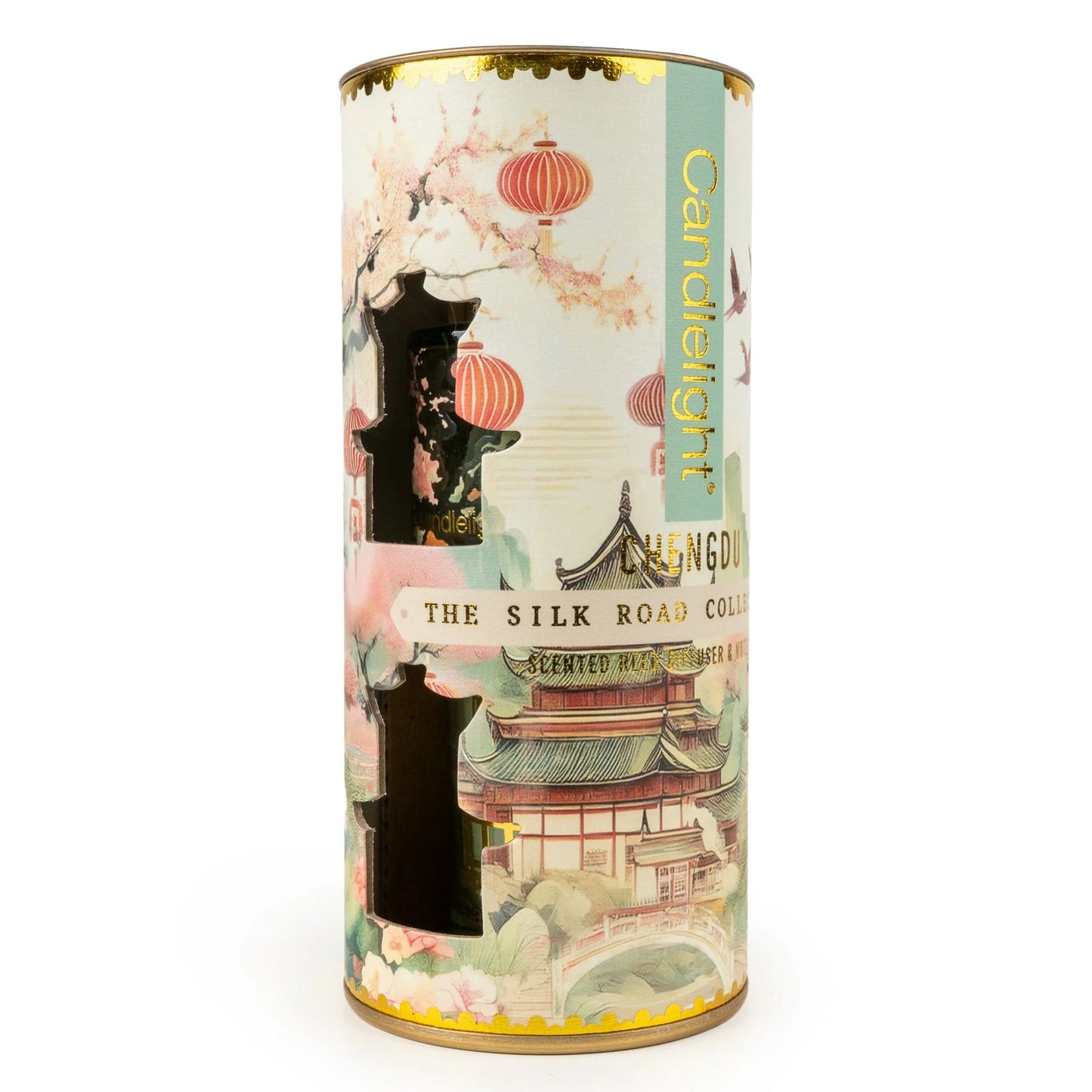 Candlelight The Silk Road Collection Chengdu Reed Diffuser & Votive Gift Set
