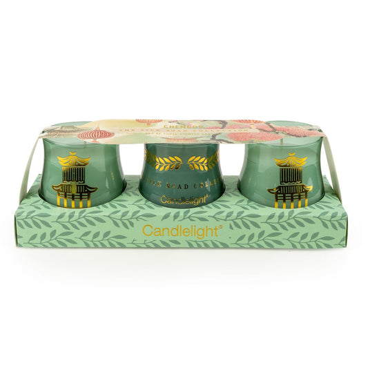 Candlelight The Silk Road Collection Chengdu Votive Candle Set of 3