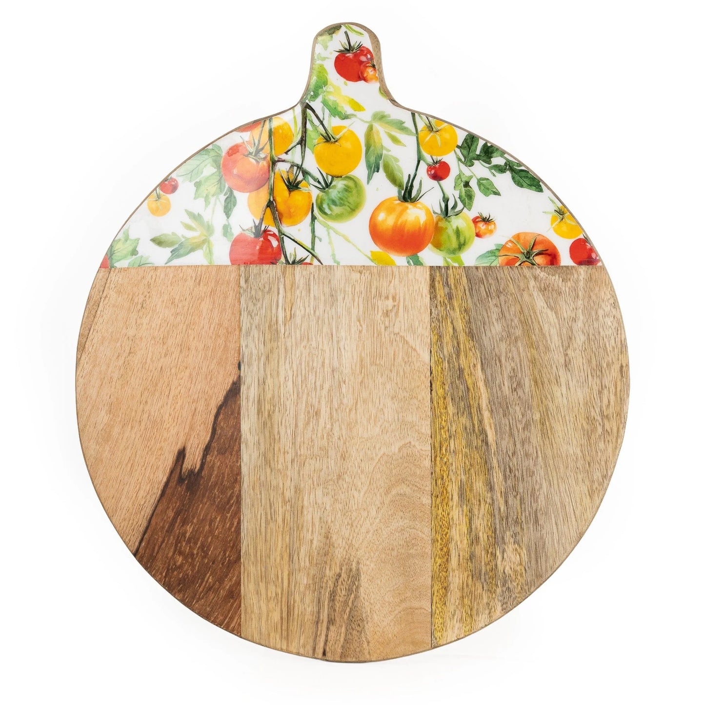 Candlelight Tomatoes Mango Wood Pizza Board