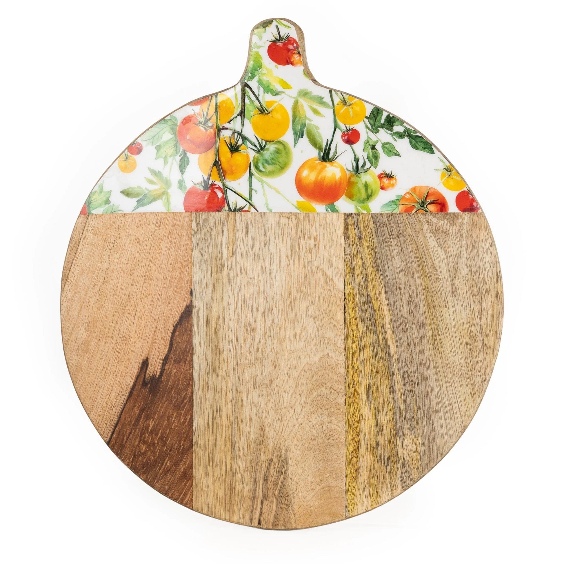 Candlelight Tomatoes Mango Wood Pizza Board
