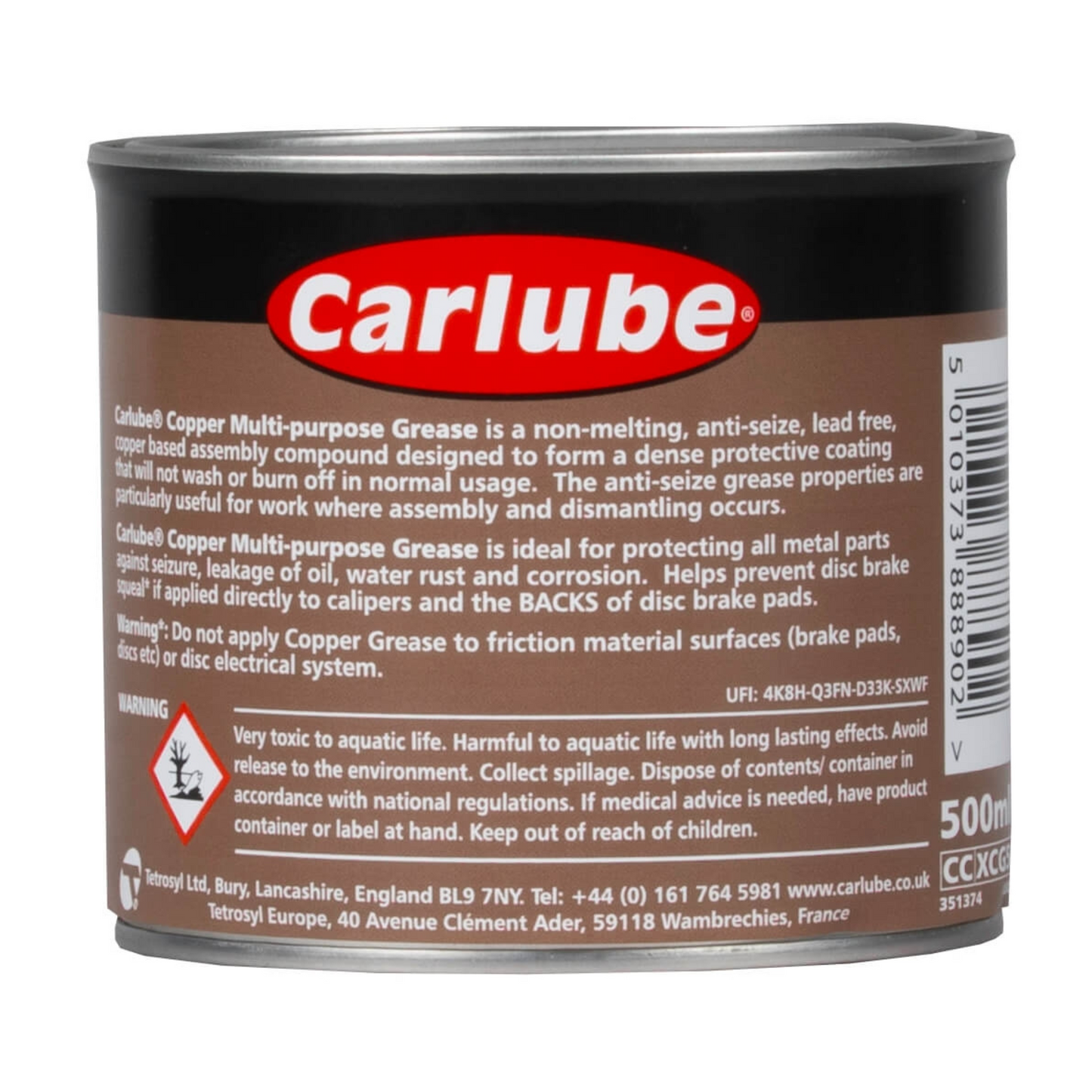 Carlube Copper Multi-Purpose Grease