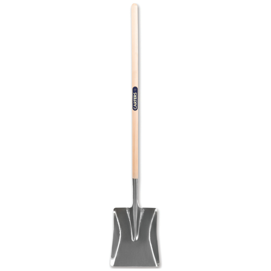 Carters No 6 Open Socket Aluminium Shovel Shaped Ash Handle 48"