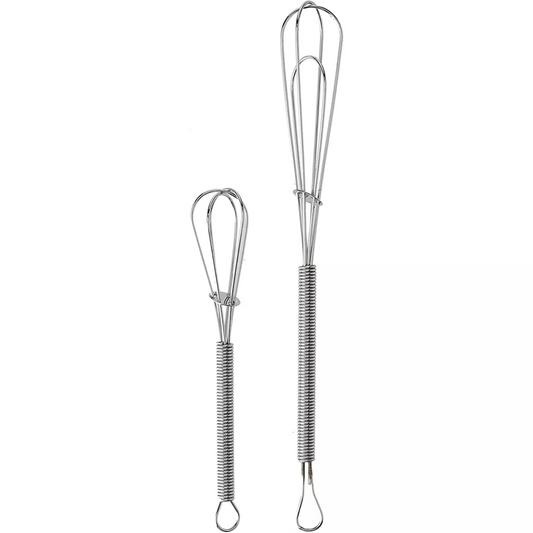 Chef Aid Mini Whisks Chrome Set of 2