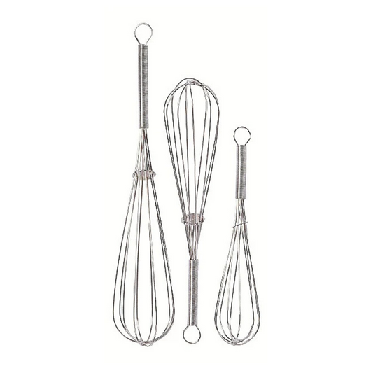 Chef Aid Whisks Chrome Set of 3
