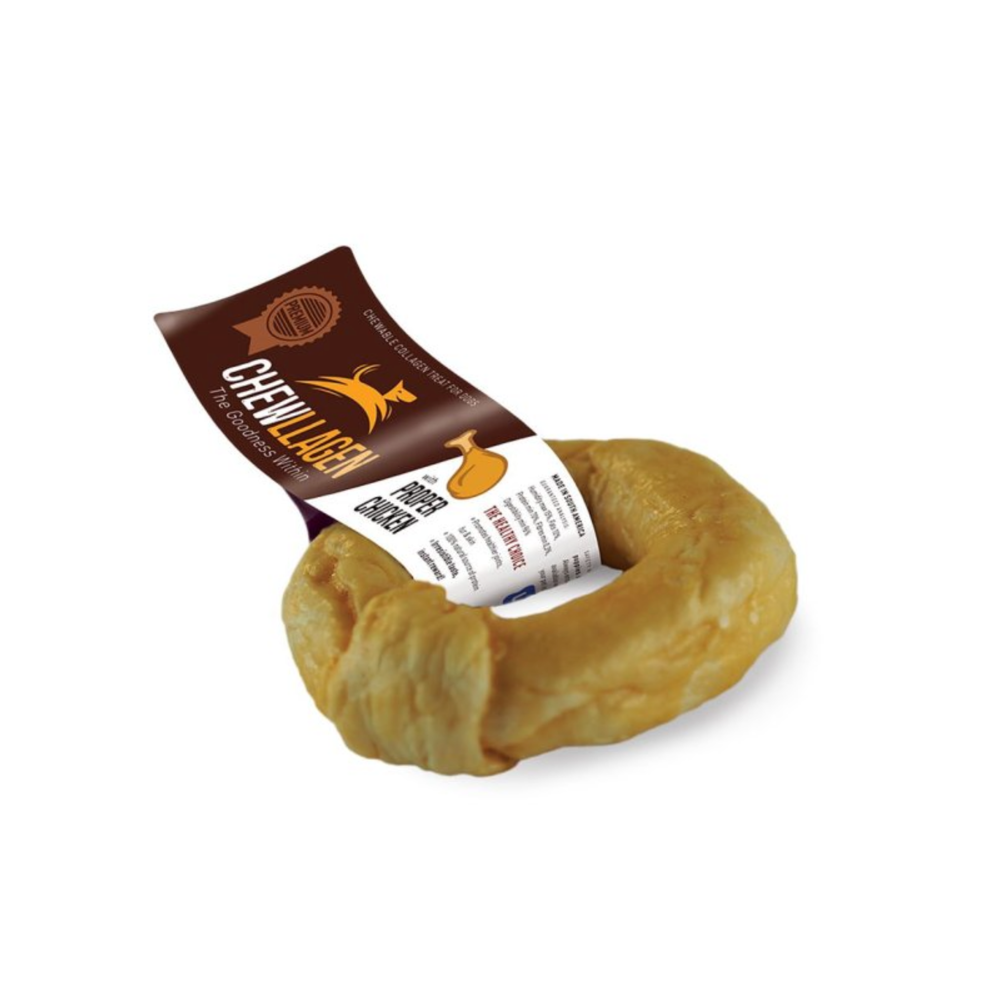 Chewllagen Collagen Chicken Flavour Donut Dog Chew