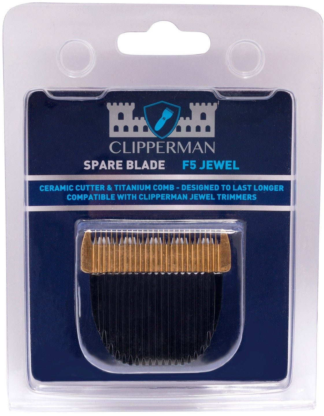 Clipperman F5 Titanium & Ceramic Blade Set for Jewel