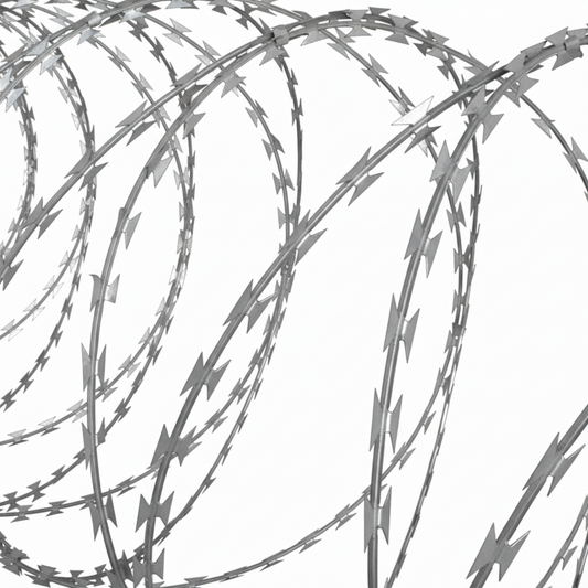 Coiled Concertina Razor Wire 450mm - 10m Roll
