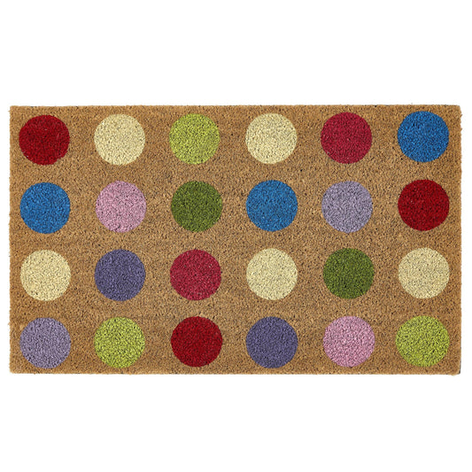 My Mat Spots Coir Insert Doormat