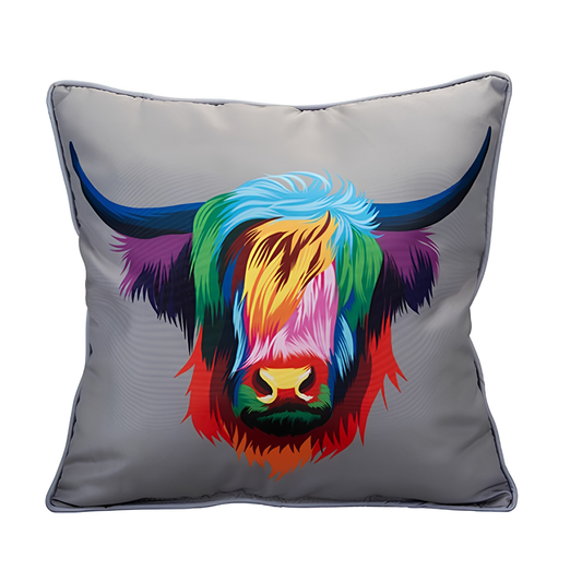 Summit Ocio Highland Cow Scatter Cushion 45x45cm