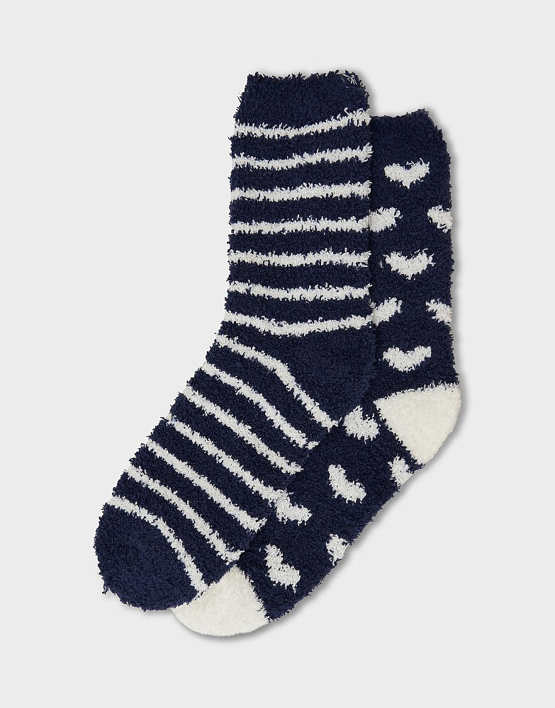 Crew Clothing Fluffy Socks 2-Pack