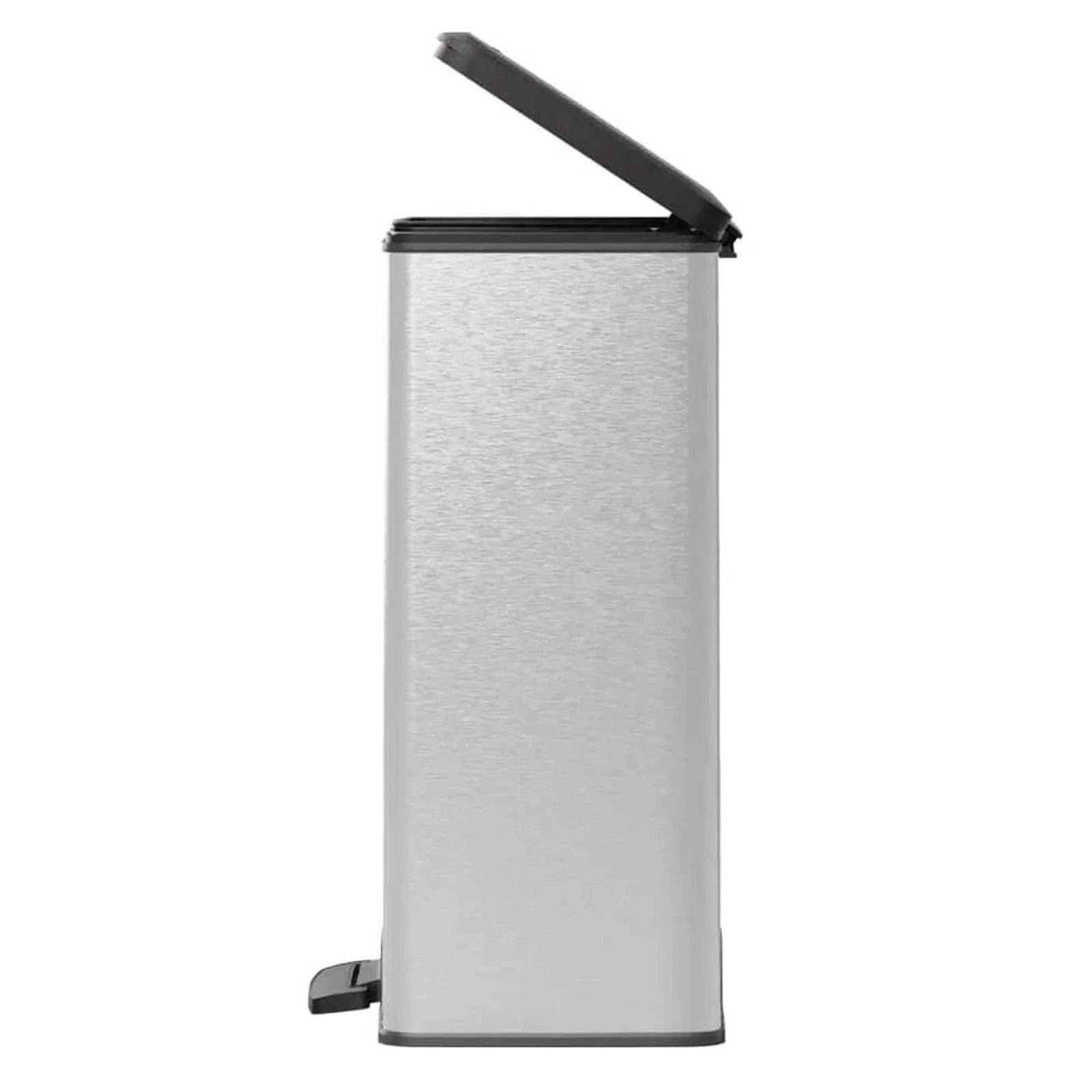 Curver Deco Rectangular Silver Bin