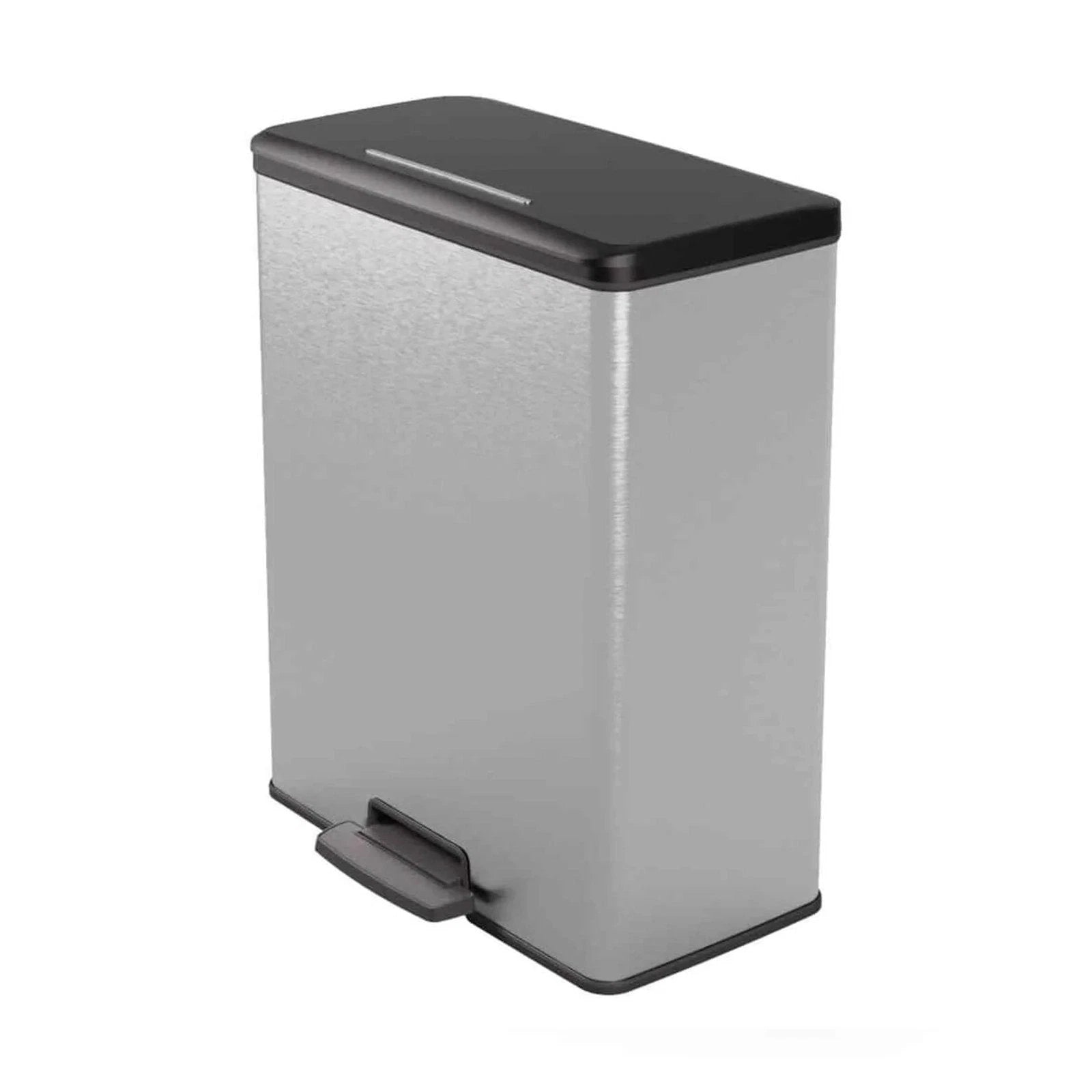 Curver Deco Rectangular Silver Bin