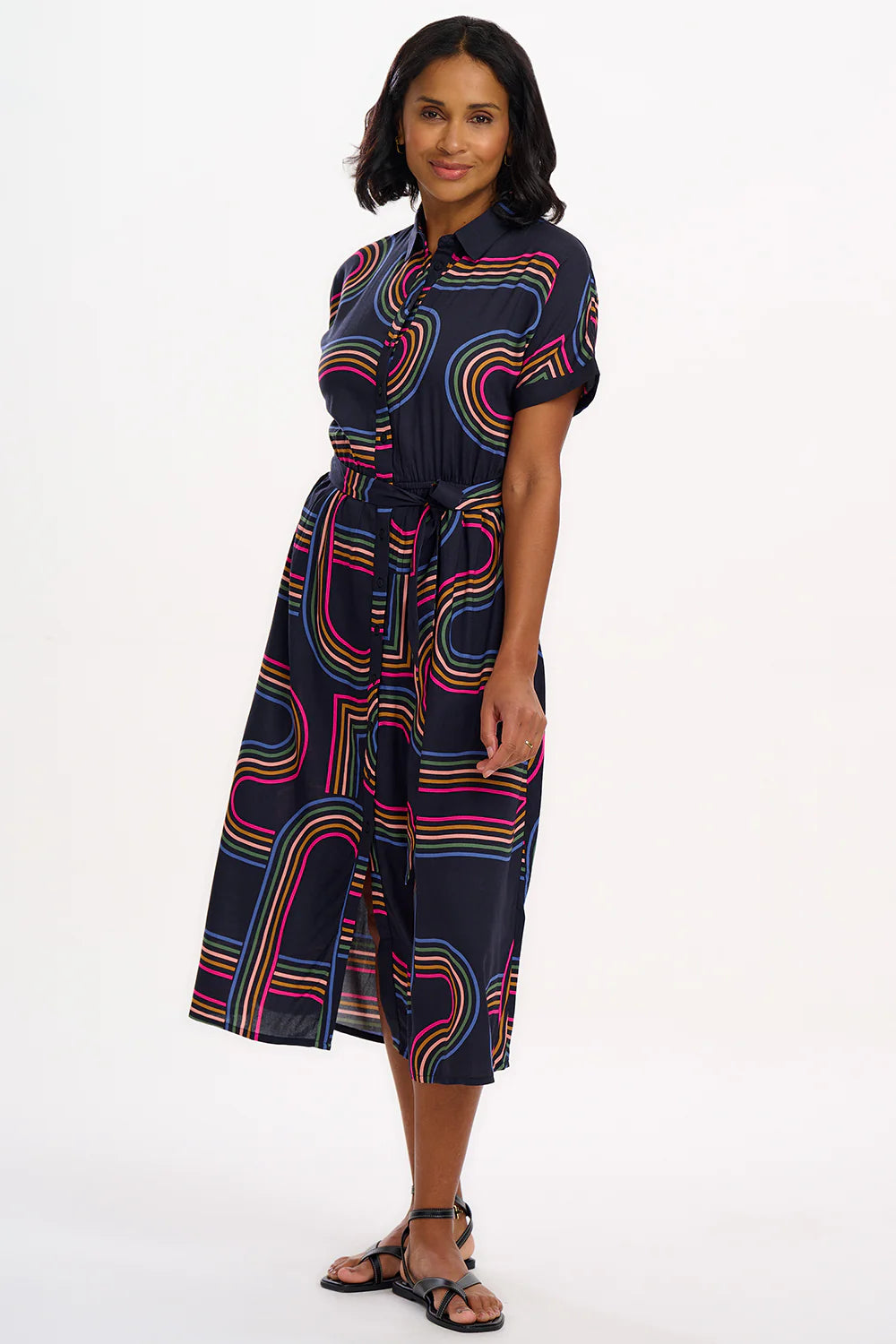 Sugarhill Brighton Leigh Midi Shirt Dress