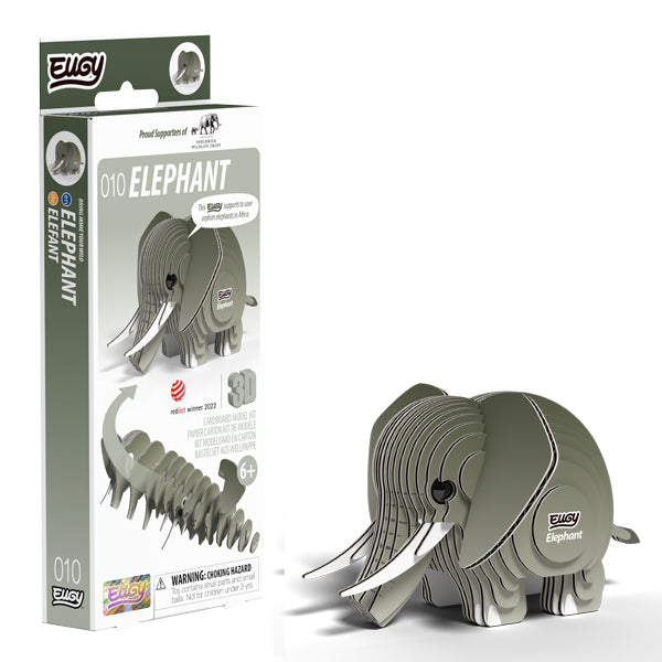 EUGY Elephant 3D Card Model Kit