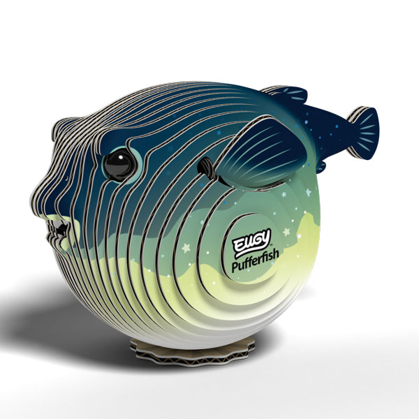 EUGY Pufferfish 3D Card Model Kit