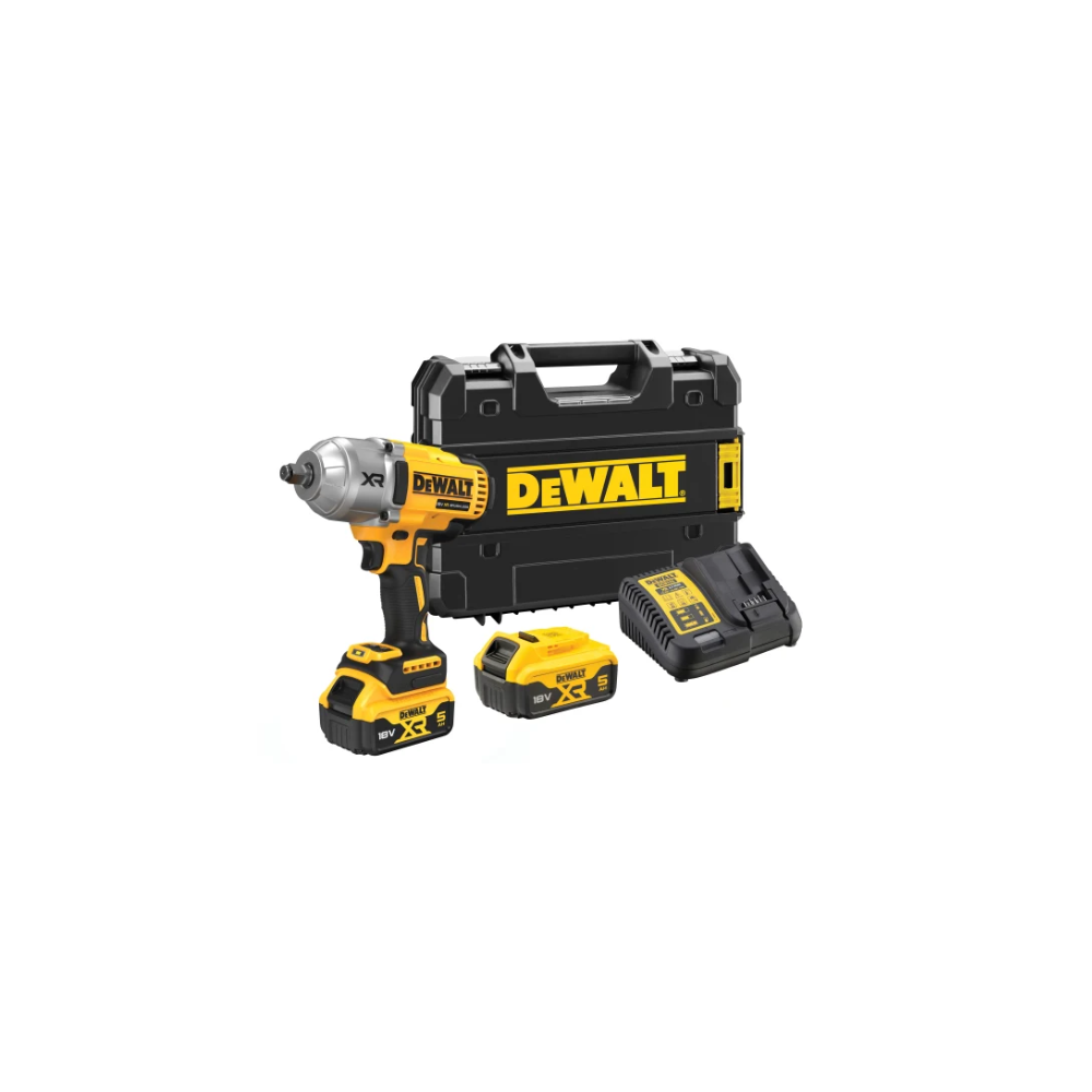 DeWalt DCF900 18v XR Cordless 1/2" High Torque Impact Wrench C/W Batteries